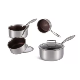 Edenberg lábas inox üveg fedővel 18CM EB-17005 1DB