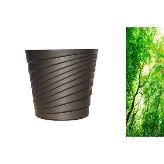 Virágcserép Swing 30cm Antracit 