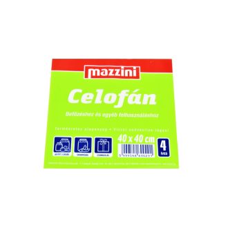 Celofán 400*400 4ív/csom. (Mazzini/Hewa) 