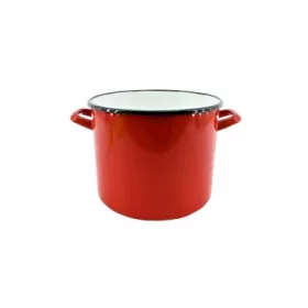 FAZÉK ZOMÁNCOZOTT PIROS 15CM 2,25L 1DB