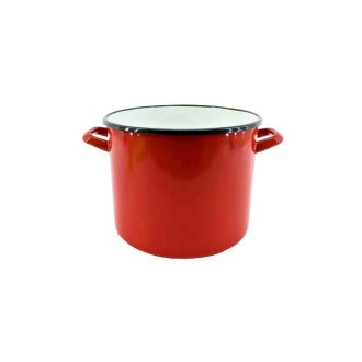 Zománcozott Fazék Piros 15cm 2.25 Literes 