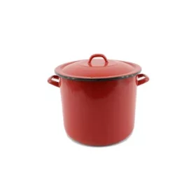 FAZÉK+FEDŐ ZOMÁNCOZOTT 25CM 10L 1DB