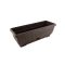 Virágláda+Alátét Mediterrán 50cm Barna