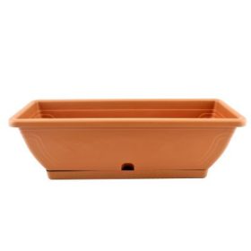 VIKTORIA VIRÁGLÁDA+ALÁTÉT TERRACOTTA 50CM 1DB