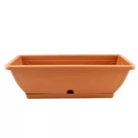 Virágláda+Alátét Viktoria Terracotta 50CM 1DB