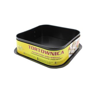 Tortaforma Szögletes Teflonos 24*24cm 990-47 
