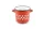 FAZÉK ZOMÁNCOZOTT PIROS DEKOR 17CM 3,25L 1DB