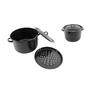 Zománcozott Fazék+Tető 32cm 15.5 Literes Dunszt 