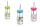 ÜVEG+SZÍVÓSZÁL DEKOR 250ML M-326 1DB