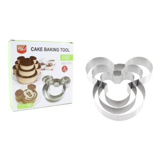 Tortaforma 3 Darabos Egér eng-418 