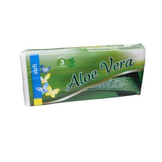 Papírzsebkendő Sofi 100 Darabos Illatos Aloe Vera 