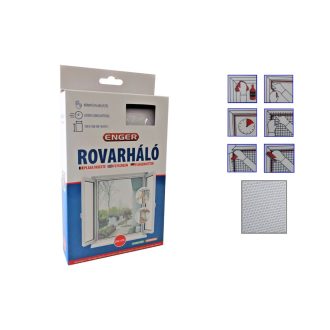 Rovarháló Fehér 100*100cm Tépőzárral eng-476