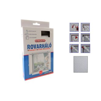 Rovarháló Fehér 130*150cm Tépőzárral eng-478