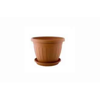 Virágcserép+Alátét Venecia 12cm Terra