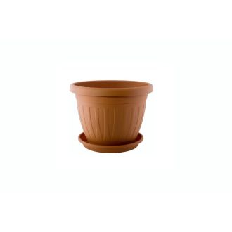 Virágcserép+Alátét Venecia 14cm Terra 