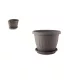Virágcserép+Alátét  Venecia Mokka 14CM 1DB
