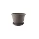 Virágcserép+Alátét  Venecia Mokka 17CM 1DB