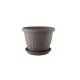 Virágcserép+Alátét  Venecia Mokka 25CM 1DB