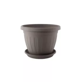 Virágcserép+Alátét  Venecia Mokka 45CM 1DB
