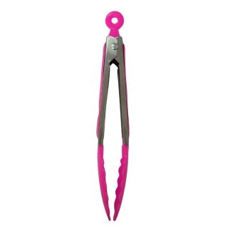 Ételfogó Csipesz Fém+Szilikon 25cm eng-528