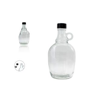 Üveg Gallone 1000ml Műanyag Kupakos eng-571
