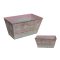 Bádog Kaspó Pink 140-B-404 - (23*13)*12H*(18.5*8.5)cm