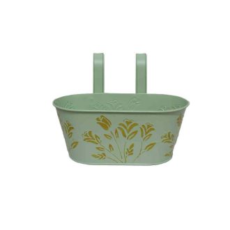   Bádog Kaspó Ovális Akasztós 140-B-516 - (26*14)*11H*(21*11)cm