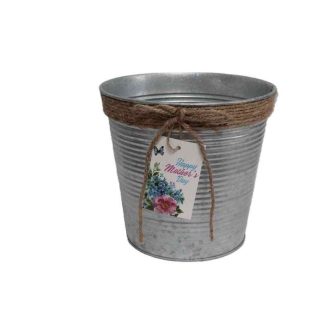 Bádog Kaspó Anyáknapi 140-B-530/M - D19*18H*D14cm