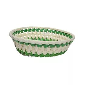 KOSÁR FONOTT PÁLMALEVÉL KEREK 20XH5CM 8PL04 1DB