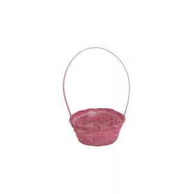   FLORENTIN BAMBUSZ OVÁL ANT.KICSI PIROS 66-22-A/PIROS 25X18XH10/40CM 8/72 1DB