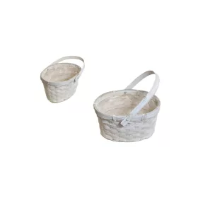   KOSÁR FONOTT FEHÉR SZÍNŰ OVÁLIS LF 66-25-A/FEHÉR 19X16XH11/21CM 1DB
