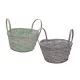 Fonott Kosár Kerek Füles Színes 20cm 66-120/Mix