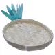 KOSÁR BAMBUSZ ANANÁSZ FORMA 24X19X4CM 8-80/AN 1DB