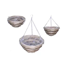 Kaspó függő bambusz színes D30XH15CM 17-2508 1DB