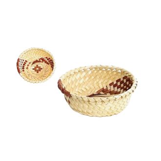 Bambusz Kosár Kerek Mini 8-2314/S - Dia13*H4cm