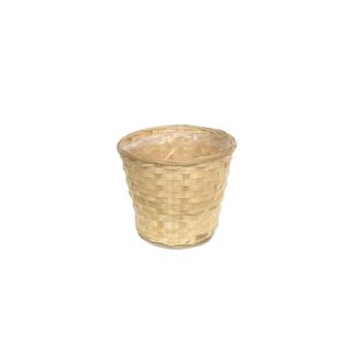 Bambusz Kaspó Natúr 01-80/N - D22*H18cm