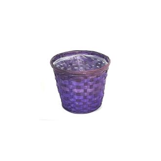 Bambusz Kaspó Lila 01-80/V - D22*H18cm