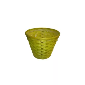 Kaspó bambusz citrom 01-80/O D22XH18CM 1DB