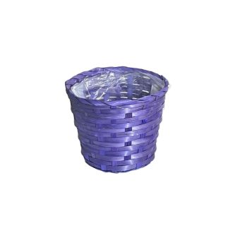 Bambusz Kaspó Lila 66-32/V - D17*H14cm