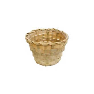Bambusz Pohár Natúr 66-29/N - D13*H9,5cm 20/180