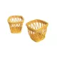 Rattan Pohár Kocka Narancs 38-32/NARANCS - 12*12*H12cm