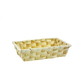Bambusz Kosár Natúr 3321 - 24*16*H6cm 10/120