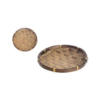 Bambusz Kosár Pille Barna 8-A-04/BR - D15*H2cm