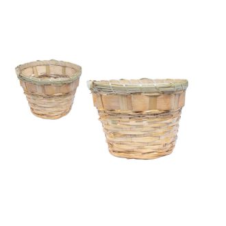 Bambusz Kaspó 66-03 - D17*H13cm