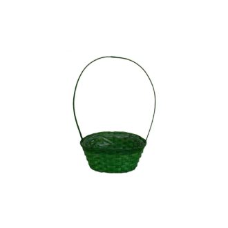 Bambusz Florentin Ovál Zöld 66-2/ZÖLD - 30*22*H13/49cm