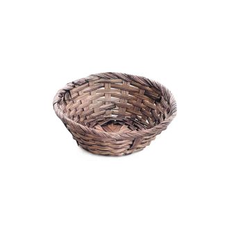 Bambusz Kosár Kerek Barna 8-41/BARNA - D14*H5cm