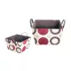 Textil Doboz Piros Pöttyös 14-L-39/M - 25,5*25,5*H15cm 
