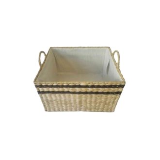 Fonott Láda Füles, Natúr 65-66/XL - 38*33*H32cm