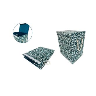   Szennyestartó Mobil, Sötét Zöld Mintás 55-SZM-193 - 40*30*H50cm