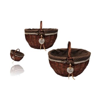 Bevásárló Kosár Barna 68-110/M - 46*33*H25/36cm